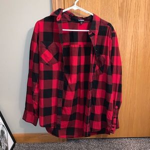 Express Tops - Medium Express Plaid Shirt Express Tops - Medium Express Plaid Shirt